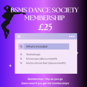 MedSoc DanceSoc Membership